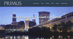 Desktop Screenshot of primuscapital.com